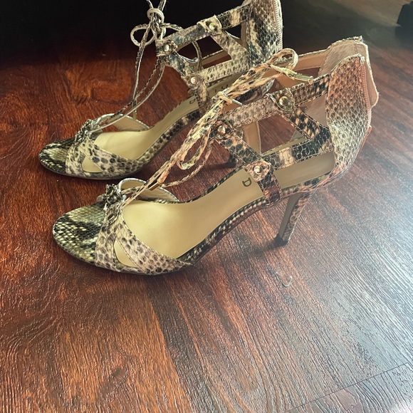 Animal Print Heeled Sandal - Picture 3 of 7